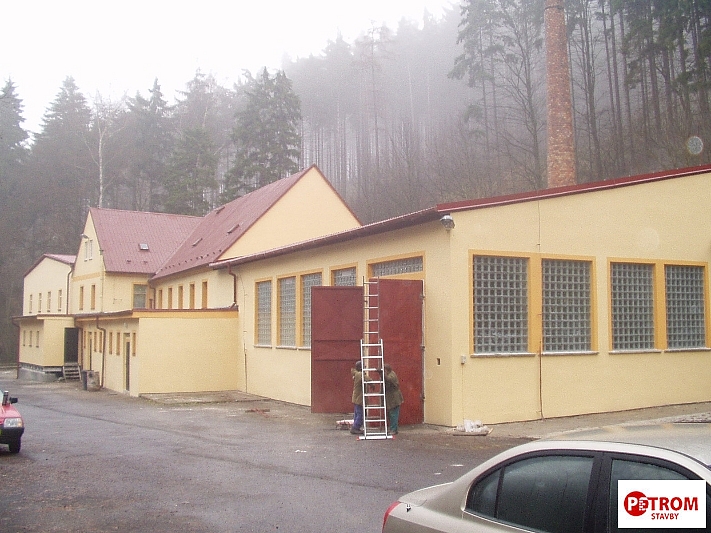 Stavební úpravy – papírna Perštejn